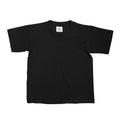Noir - Front - T-shirt B&C Exact 150 pour enfant