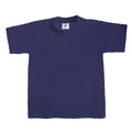 Bleu marine - Front - T-shirt à manches courtes B&C Exact 190 pour enfant