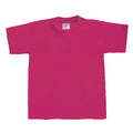 Fuchsia - Front - T-shirt à manches courtes B&C Exact 190 pour enfant