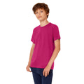 Fuchsia - Back - T-shirt à manches courtes B&C Exact 190 pour enfant