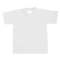Blanc - Front - T-shirt à manches courtes B&C Exact 190 pour enfant