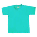 Bleu piscine - Front - T-shirt à manches courtes B&C Exact 190 pour enfant