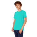 Bleu piscine - Back - T-shirt à manches courtes B&C Exact 190 pour enfant