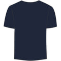Bleu marine - Back - T-shirt à manches courtes Exact V-Neck pour homme
