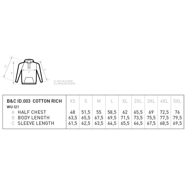 Blanc - Side - B&C - Sweatshirt à capuche - Femme