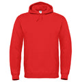 Rouge - Front - B&C - Sweatshirt à capuche - Femme