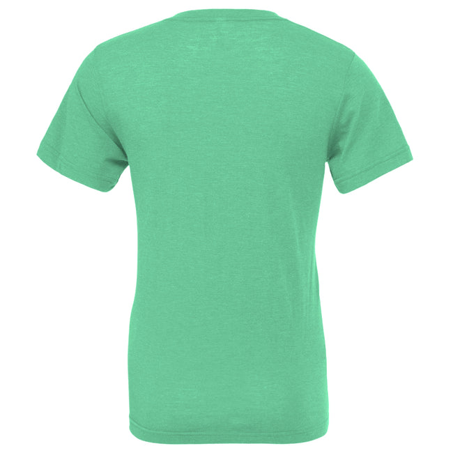 Vert - Back - T-shirt à manches courtes et col en V Canvas pour homme