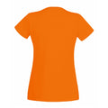 Orange - Back - Fruit Of The Loom - T-shirt manches courtes - Femme