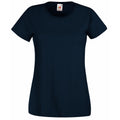 Bleu marine foncé - Front - Fruit Of The Loom - T-shirt manches courtes - Femme