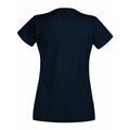 Bleu marine foncé - Back - Fruit Of The Loom - T-shirt manches courtes - Femme