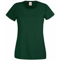 Vert bouteille - Front - Fruit Of The Loom - T-shirt manches courtes - Femme