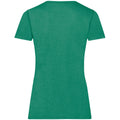 Vert chiné - Back - Fruit Of The Loom - T-shirt manches courtes - Femme