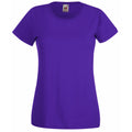 Violet - Front - Fruit Of The Loom - T-shirt manches courtes - Femme