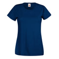 Bleu marine - Front - Fruit Of The Loom - T-shirt manches courtes - Femme