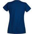 Bleu marine - Back - Fruit Of The Loom - T-shirt manches courtes - Femme