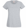 Gris chiné - Front - Fruit Of The Loom - T-shirt manches courtes - Femme