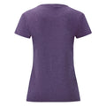 Violet chiné - Back - Fruit Of The Loom - T-shirt manches courtes - Femme