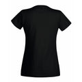 Noir - Back - Fruit Of The Loom - T-shirt manches courtes - Femme