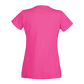 Fuchsia - Back - Fruit Of The Loom - T-shirt manches courtes - Femme