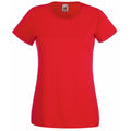 Rouge - Front - Fruit Of The Loom - T-shirt manches courtes - Femme