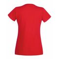 Rouge - Back - Fruit Of The Loom - T-shirt manches courtes - Femme