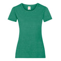 Vert chiné - Front - Fruit Of The Loom - T-shirt manches courtes - Femme