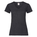 Gris foncé chiné - Front - Fruit Of The Loom - T-shirt à manches courtes - Femme