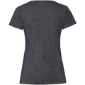Gris foncé chiné - Back - Fruit Of The Loom - T-shirt à manches courtes - Femme