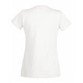 Blanc - Back - Fruit Of The Loom - T-shirt à manches courtes - Femme