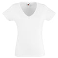 Blanc - Front - Fruit Of The Loom - T-shirt à manches courtes - Femme