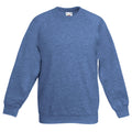 Bleu roi chiné - Front - Fruit Of The Loom - Sweat - Unisexe