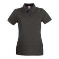 Anthracite - Front - Fruit of the Loom - Polo PREMIUM - Femme