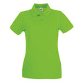 Vert clair - Front - Fruit of the Loom - Polo PREMIUM - Femme