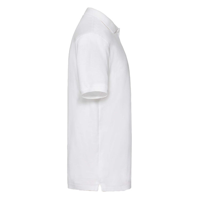 Blanc - Back - Fruit Of The Loom - Polo manches courtes - Homme
