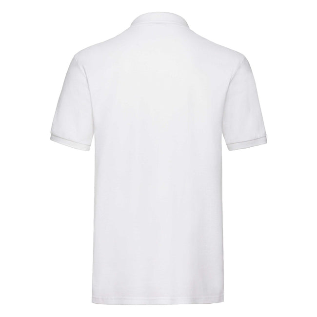 Blanc - Side - Fruit Of The Loom - Polo manches courtes - Homme