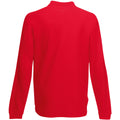 Rouge - Back - Fruit Of The Loom - Polo à manches longues - Homme
