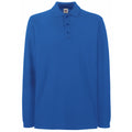 Bleu royal - Front - Fruit Of The Loom - Polo à manches longues - Homme