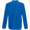 Bleu royal - Back - Fruit Of The Loom - Polo à manches longues - Homme