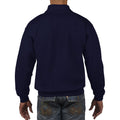Bleu marine - Side - Gildan - Sweatshirt vintage à fermeture zippée - Femme