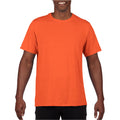 Orange - Back - T-shirt à manches courtes Gildan Core Performance pour homme