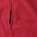 Rouge - Pack Shot - Russell - Polaire à fermeture zippée - Homme