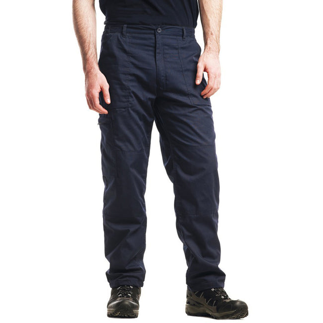 Bleu marine - Back - Regatta - Pantalon de travail, coupe courte - Homme