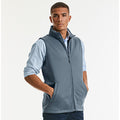 Gris - Side - Russell - Veste softshell sans manches SMART - Homme