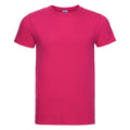 Fuchsia - Front - T-shirt à manches courtes Russel pour homme