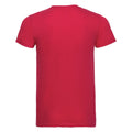 Rouge - Back - T-shirt à manches courtes Russel pour homme
