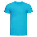 Turquoise - Back - T-shirt à manches courtes Russel pour homme