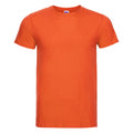 Orange - Front - T-shirt à manches courtes Russel pour homme