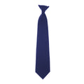 Bleu marine - Front - Cravate à clipser Yoko
