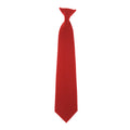 Rouge - Front - Cravate à clipser Yoko