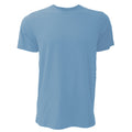 Bleu colombie chiné - Front - Canvas - T-shirt JERSEY - Hommes